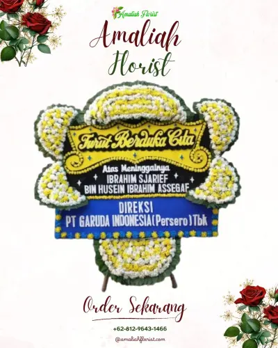 Papan Bunga Duka di Cangkudu